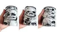 Floral Skull B&W 10oz Tumbler