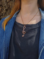 Treble Cleff Necklace