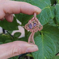 Chaos Shroom Pendant Amethyst