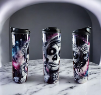 Grim Galaxy Sugar Skull Tumbler