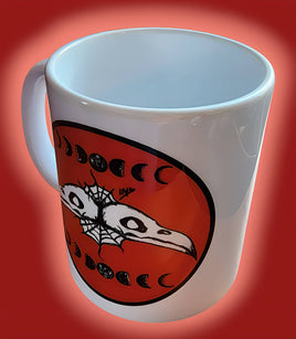 Red Crow Circle Mug