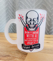 Stage A Crime Scene Frosted Mug