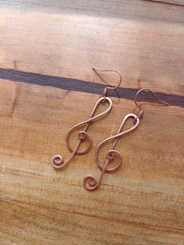 Treble Cleff Earrings