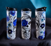 Day Of The Dead Sugar Skull Tumbler