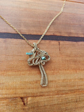 Chaos Shroom Pendant Turquoise