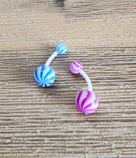 Swirly Bioplast Bellyring