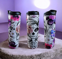 Day Of The Dead Sugar Skull Tumbler
