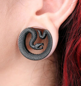 Snake Saddle Plugs ~ Pair