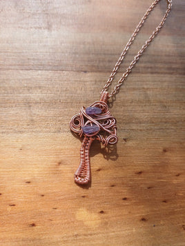 Chaos Shroom Pendant Amethyst