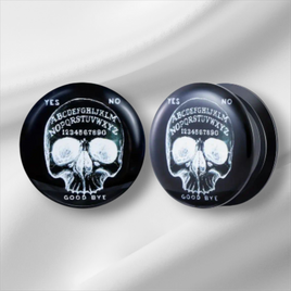 Ouija Skull Plugs (Pair)
