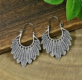 Feathery Bohemian Earrings v6