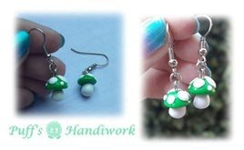 Mushroom Earrings
