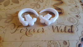 Owl Ear Hangers ↠ White