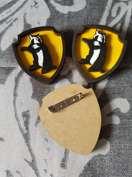 House Harry Potter Brooch ↠ Hufflepuff