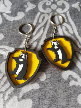 House Harry Potter Keyring ↠ Hufflepuff