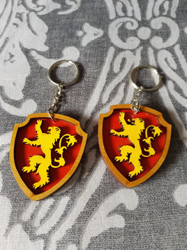 Great House Game Of Thrones Keyring ↠ Lannister