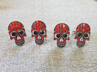 Sugar Skull Stone Detail Ring