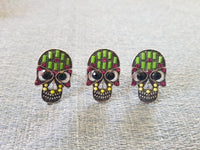 Sugar Skull Stone Detail Ring