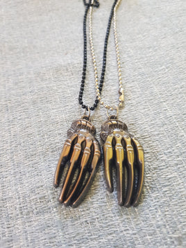 Slenderman Hand Friendship Necklace Set