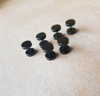 Steel Faux Plugs ↠ Black