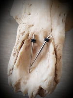 Surgical Steel Tapers ↠ Silver ~ Pair