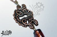 Escutcheon & Key Necklace