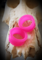 Silicone Tunnels With Rim ~ Pair