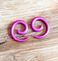 4mm Acrylic Spirals ~ Pair