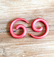 4mm Acrylic Spirals ~ Pair