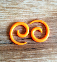 4mm Acrylic Spirals ~ Pair