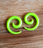 4mm Acrylic Spirals ~ Pair