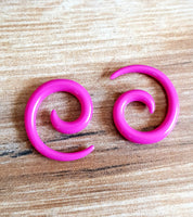 4mm Acrylic Spirals ~ Pair