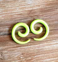 4mm Acrylic Spirals ~ Pair