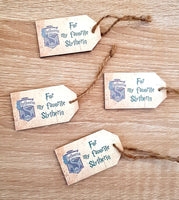 Harry Potter Wooden Gift Tag