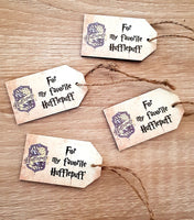 Harry Potter Wooden Gift Tag