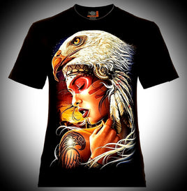 Hunter/Hunted Eagle Lady Unisex T-shirt
