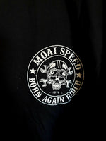 Never Look Back Motorcycle Moai Speed Rider Unisex T-shirt