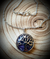 Tree Of Life Crystal Necklace
