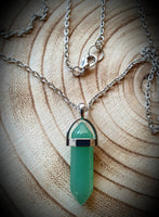 Green Aventurine Crystal Necklace