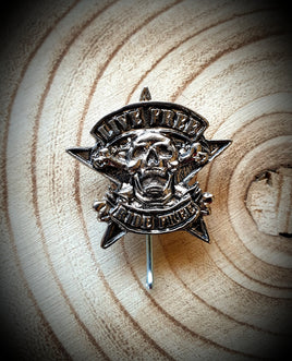 Live Free Ride Free Biker Metal Badge