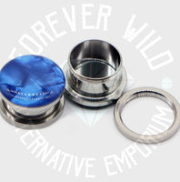 Pearly Plugs ↠ Blue ~ Pair