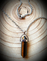 Tiger Eye Organic Crystal Necklace