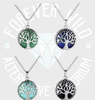 Tree Of Life Crystal Necklace