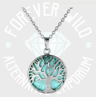 Tree Of Life Crystal Necklace