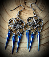 Enchanted Spike Chainmaille Earrings