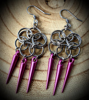 Enchanted Spike Chainmaille Earrings