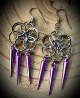 Enchanted Spike Chainmaille Earrings