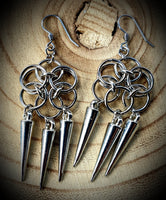 Enchanted Spike Chainmaille Earrings