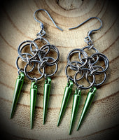 Enchanted Spike Chainmaille Earrings