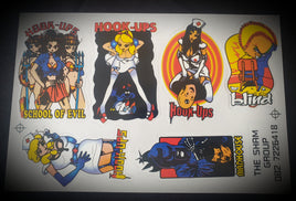 Skater Stickers ~ Sheet Of 6